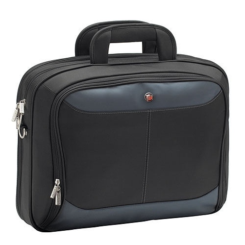 Classic Atmosphere Notepac Plus fekete/kék nylon notebook táska 15,6 fotó, illusztráció : TNT006EU