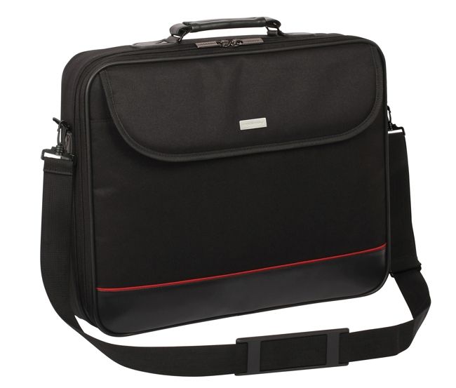 Notebook táska ModeCom 17  - Mark vállpánt fekete/piros külön rekeszek - Már ne fotó, illusztráció : TOR-MC-MARK-17