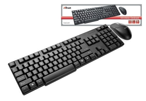 Kb Trust Wireless Desk Set HU billentyűzet + egér 16606 (2 év gar) - Már nem fo fotó, illusztráció : TRU16606