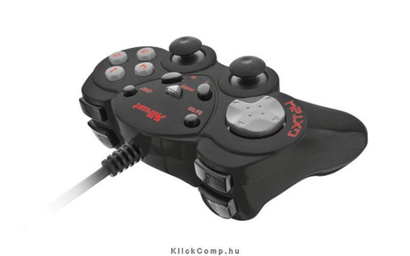 Gamepad GXT24 c.sz:; Playstation design; fekete fotó, illusztráció : TRUST-17416