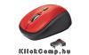 Egér Notebook Vezeték Nélküli Yvi Red c.sz:; 800-1600DPI; micro vevő; vörös-fekete