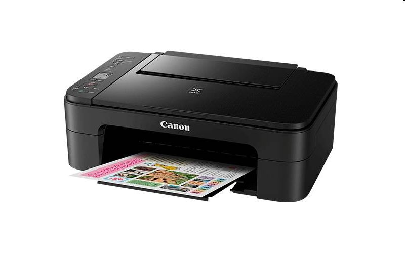 Multifunkciós nyomtató tintasugaras A4 színes MFP Canon PIXMA TS3150 WIFI feket fotó, illusztráció : TS3150