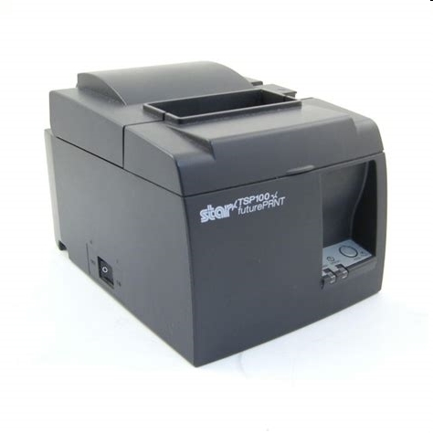 Blokk-Nyomtató Star TSP100 nyomtató vágó USB fekete 4 év garancia ajándék hőpap fotó, illusztráció : TSP143UGT