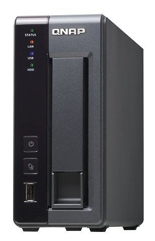 TS-119P II NAS, 1 HDD hely, Olvasás: 110MB/s, Írás: 95MB/s, SATA, 1x RJ-45, 3xU fotó, illusztráció : TS-119P-II
