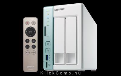 NAS 2 HDD hely SATA 2x RJ-45 3x USB3.0 HDMI QNAP TS-251A-2G fotó, illusztráció : TS-251A-2G