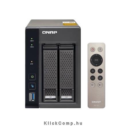 NAS 2 HDD hely SATA CQC 4GB 2x RJ-45 QNAP PRO fotó, illusztráció : TS-253A-4G