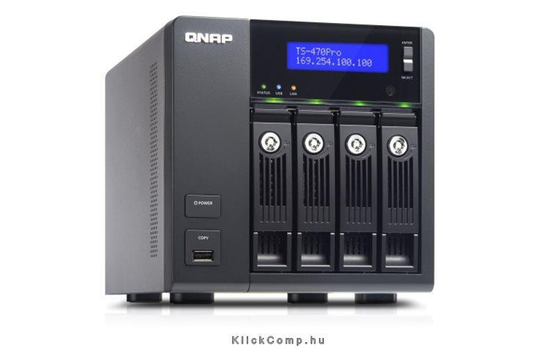 NAS 4 db HDD SATA TS-470 Pro fotó, illusztráció : TS-470-PRO