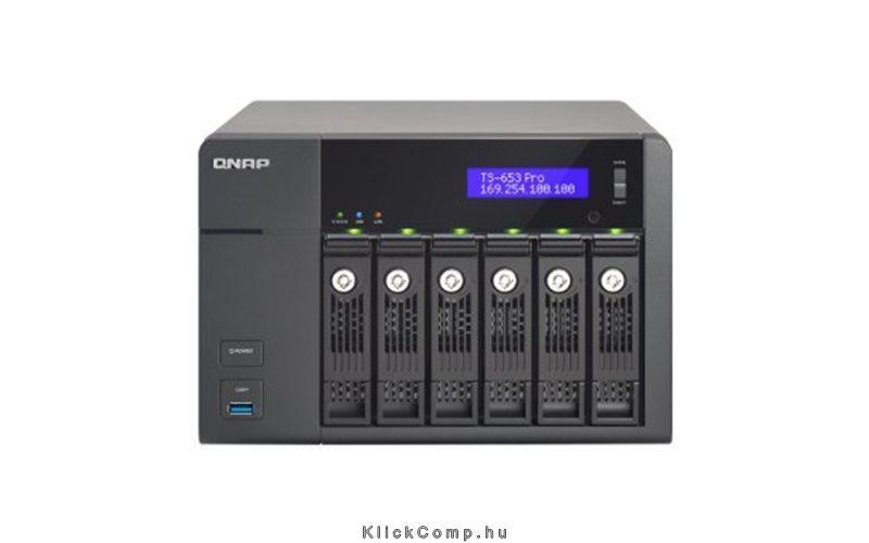 NAS 6 db HDD SATA QNAP TS-653 PRO fotó, illusztráció : TS-653-PRO-EU