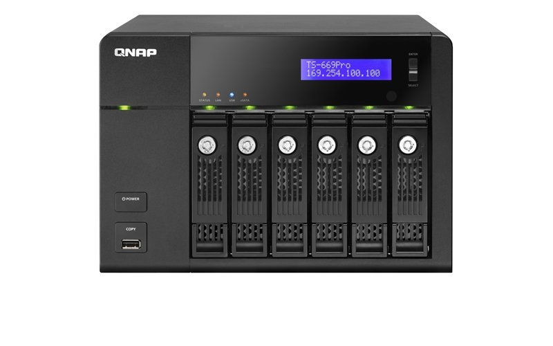 NAS 6 db HDD SATA DLNA QNAP TS-669 PRO fotó, illusztráció : TS-669-PRO