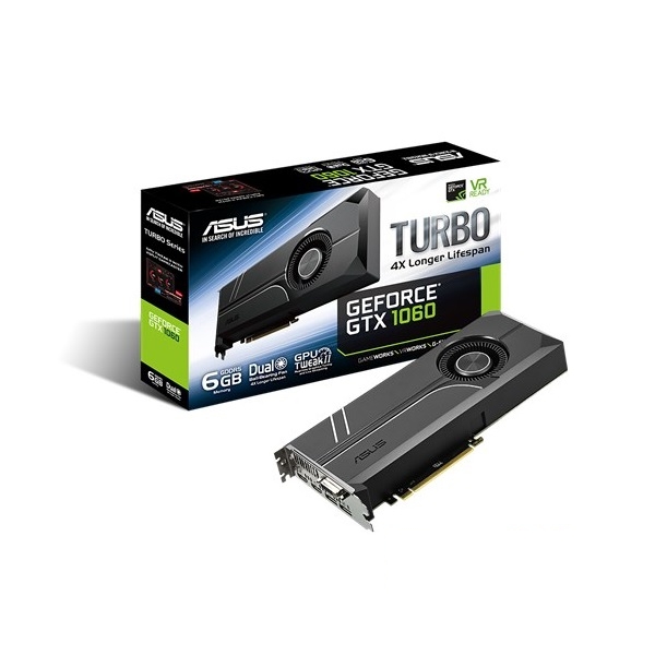 VGA GTX1060 ASUS videokártya nVidia TURBO-GTX1060-6G fotó, illusztráció : TURBOGTX10606G