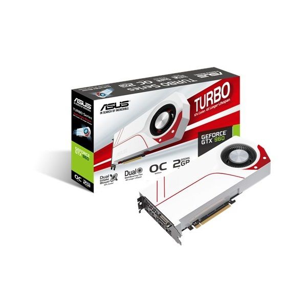 VGA GTX960 2GB 128bit TURBO Asus PCI-E Nvidia videokártya fotó, illusztráció : TURBO-GTX960-OC-2GD5