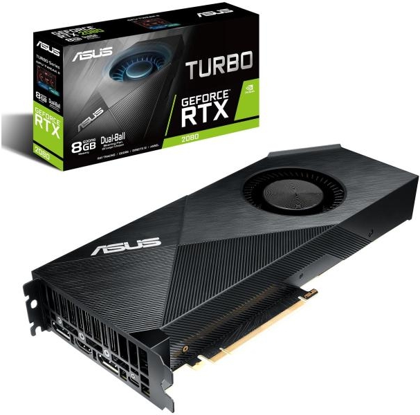 VGA RTX2080 ASUS videokártya nVidia Turbo-RTX2080-8G GDDR6  8GB fotó, illusztráció : TURBO-RTX2080-8G