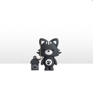 Pendrive 4GB  a róka fekete USB2.0 - Már nem forgalmazott termék fotó, illusztráció : Tribe-Suzy