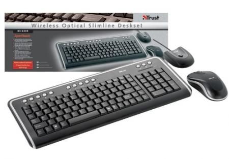 Kb Trust billentyűzet + egér DS-3200 wless optical slim HU USB (2 év) - Már nem fotó, illusztráció : Trust14637