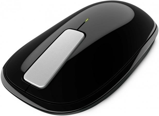 Microsoft Explorer Touch Mouse Mac/Windows USB Port ER EN/HU Hdwr Black fotó, illusztráció : U5K-00013