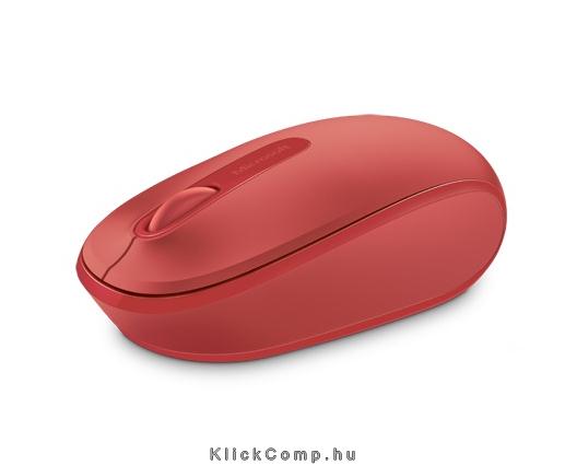Vezetéknélküli egér Microsoft Mobile Mouse 1850 piros fotó, illusztráció : U7Z-00033