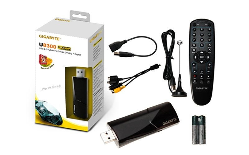 Hybrid GT-U8300 TVTuner USB 2.0 Hybrid TV Dongle Analog+Digital HD1080p fotó, illusztráció : U8300V2