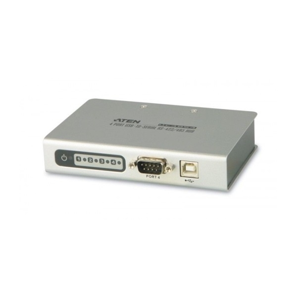 USB soros RS-422/485 4 port Hub ATEN fotó, illusztráció : UC4854-AT