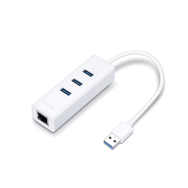 Hálózati adapter 3.0USB TP-LINK UE330 3.0 USB hub és gigabites ethernet átalakí fotó, illusztráció : UE330