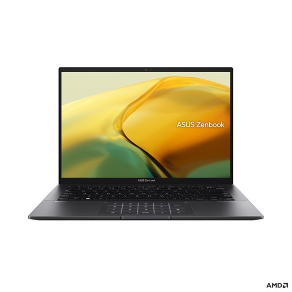 Asus ZenBook laptop 14  WQ+ R7-7730U 16GB 1TB Radeon W11 fekete Asus ZenBook 14 fotó, illusztráció : UM3402YA-KM454W