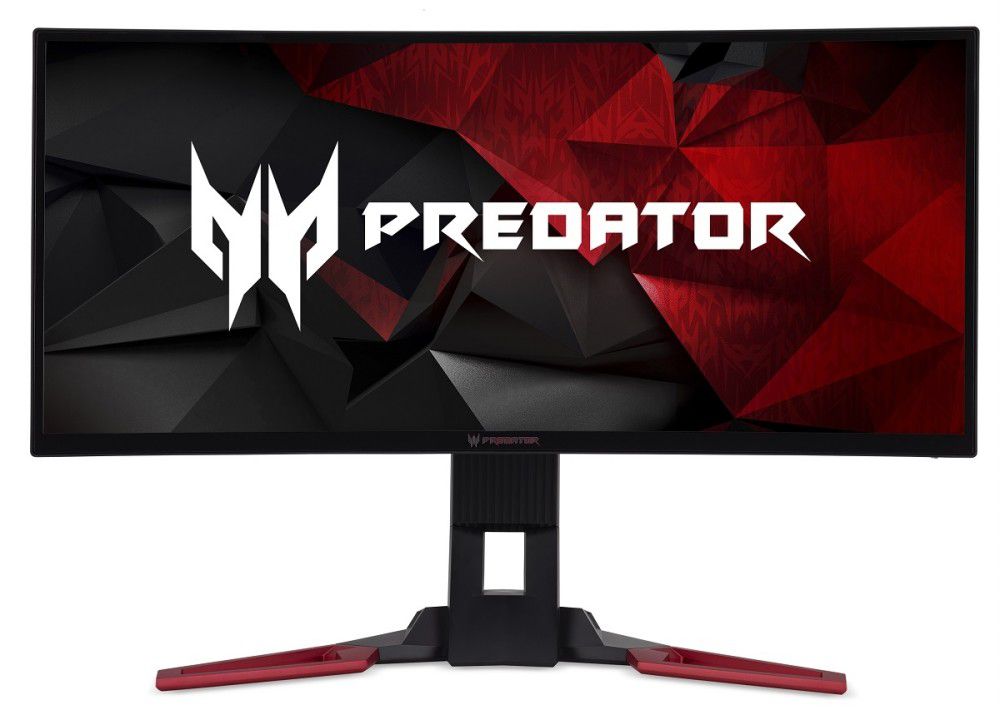 Monitor 30  2560x1080 HDMI DisplayPort G-Sync 200Hz-es multimédiás ívelt gamer fotó, illusztráció : UM.CZ1EE.001