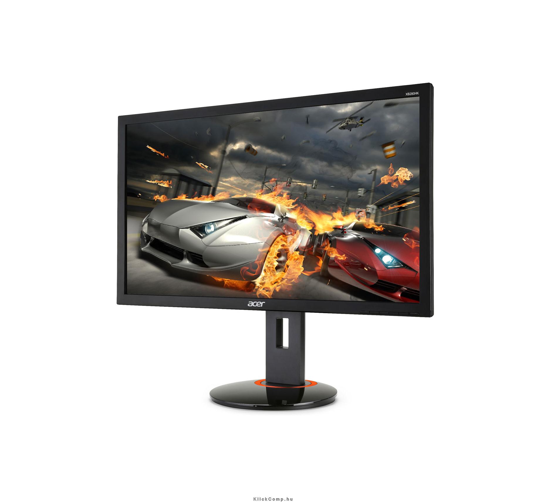 Monitor 24  LED DVI HDMI 144Hz-es Acer Predator XB240Hbmjdpr fotó, illusztráció : UM.FB0EE.001
