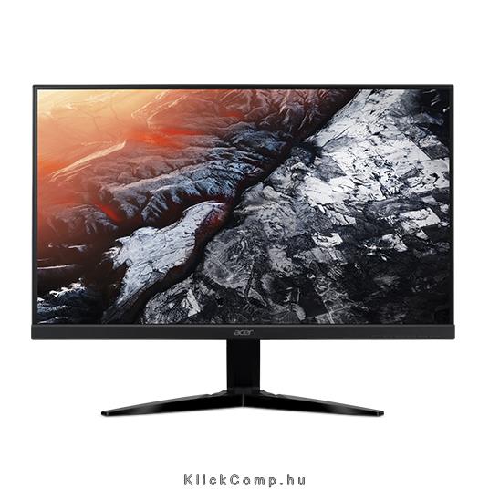 Monitor 27  FHD 1920x1080 1ms DVI HDMI DP MM fekete ACER KG271Abmidpx fotó, illusztráció : UM.HX1EE.A05