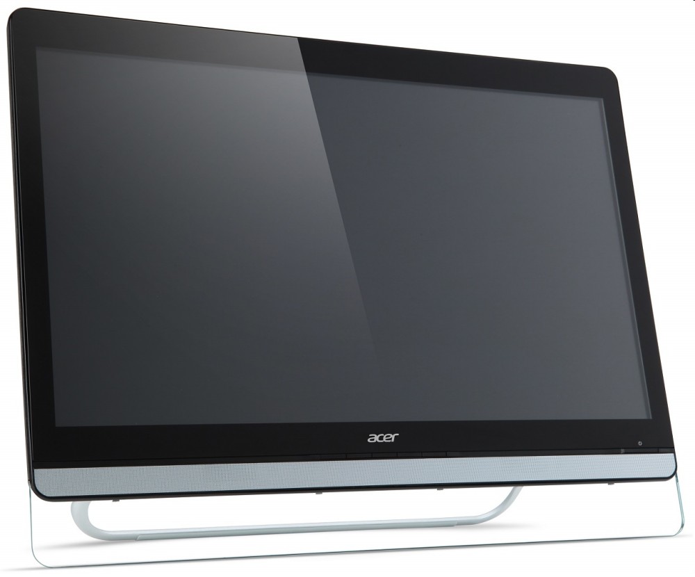 Monitor 21.5  Touch HDMI MHL USB fekete ACER UT220HQLbmjz VA LED fotó, illusztráció : UM.WW0EE.001