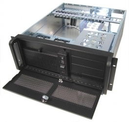 Rack számítógépház 19  ház fekete mély Chieftec fotó, illusztráció : UNC410SBL