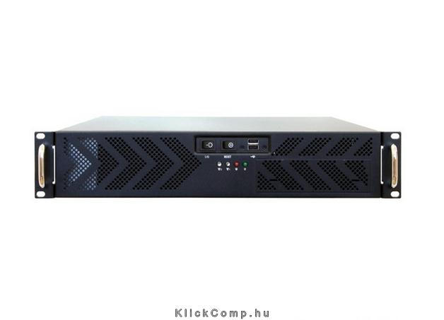 Rack számítógépház 2U 19  400W 8 cm szerver ház fotó, illusztráció : UNC-210TR-B