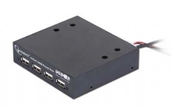 3,5  USB 2.0 kivezetés, fekete fotó, illusztráció : USBTRAYBL