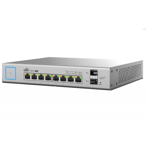 8 Port Switch Ubiquiti UniFi Switch 8-Port POE 150W fotó, illusztráció : US-8-150W