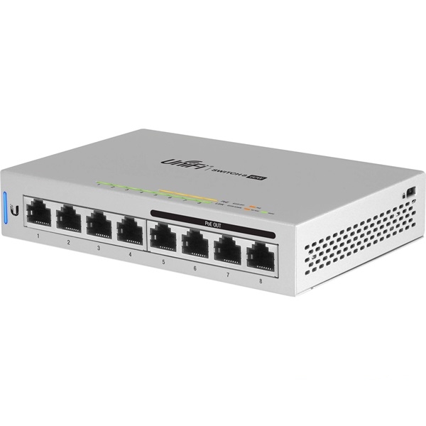 8 Port Switch Ubiquiti UniFi Switch 8-Port POE 60W fotó, illusztráció : US-8-60W