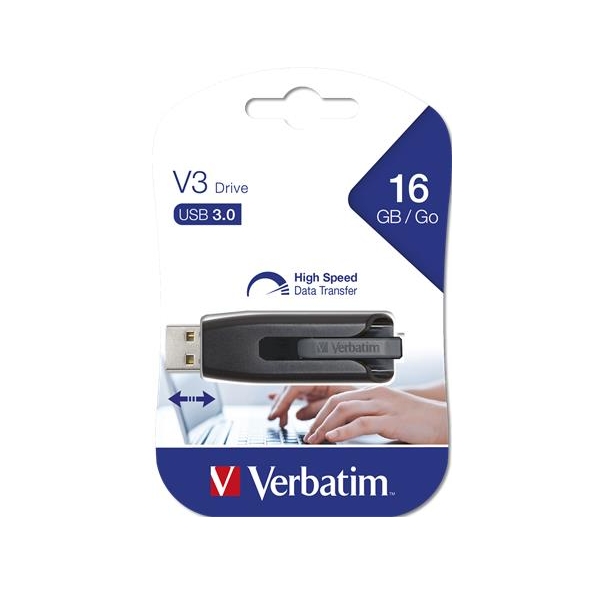 16GB Pendrive USB 3.0 Verbatim V3 - Már nem forgalmazott termék fotó, illusztráció : UV16GS