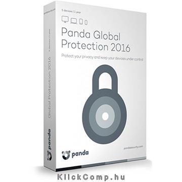 Panda Global Protection 2016 HUN Hosszabbítás 5 Eszköz 1 év online vírusirtó sz fotó, illusztráció : UW1GP165