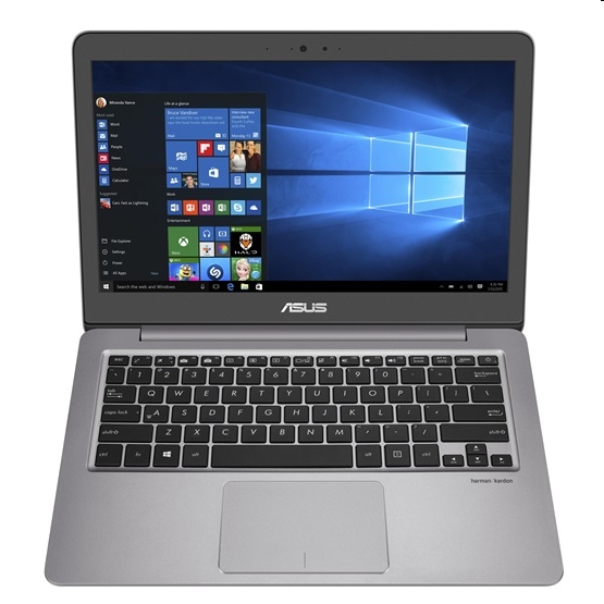 ASUS laptop 13,3  QHD+ i7-7500U 16GB 512GB SSD NVIDIA-940MX-2GB Ezüst Win10Home fotó, illusztráció : UX310UQ-FB442T
