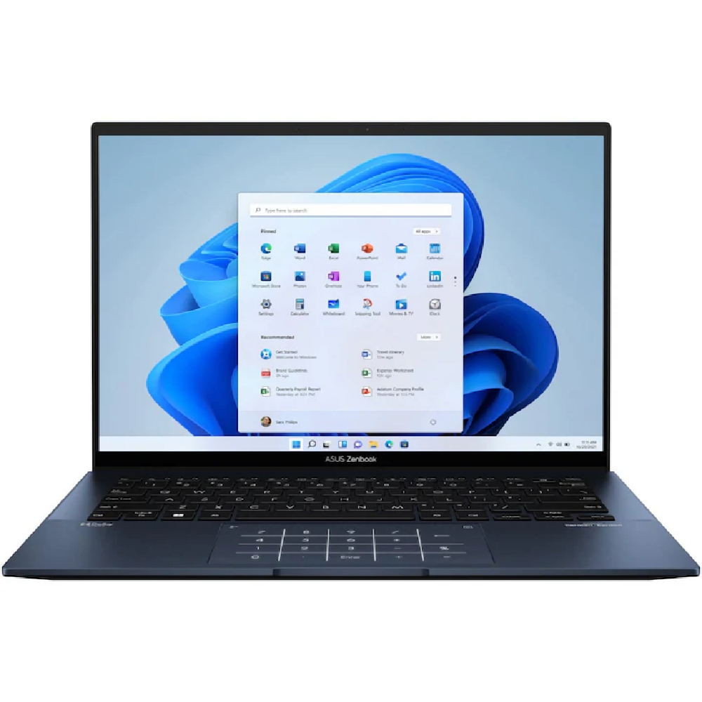 Asus ZenBook laptop 14  WQXGA+ i5-1340P 16GB 512GB IrisXe W11 kék Asus ZenBook fotó, illusztráció : UX3402VA-KM423W