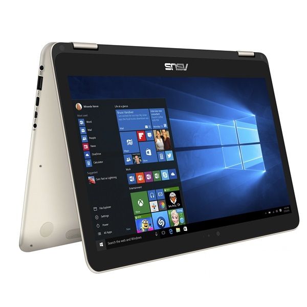 ASUS laptop 13,3  FHD Touch M3-6Y30 4GB 128GB Win10 arany slim ASUS ZenBook Fli fotó, illusztráció : UX360CA-C4010T