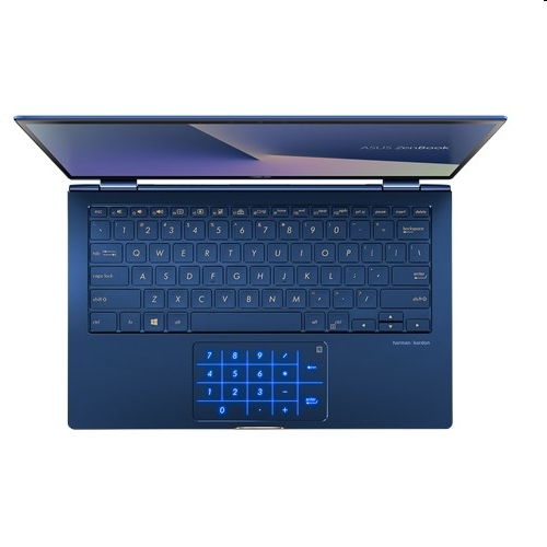ASUS laptop 13,3  FHD i7-8565U 16GB 512GB Win10 kék ASUS ZenBook Flip fotó, illusztráció : UX362FA-EL046TS