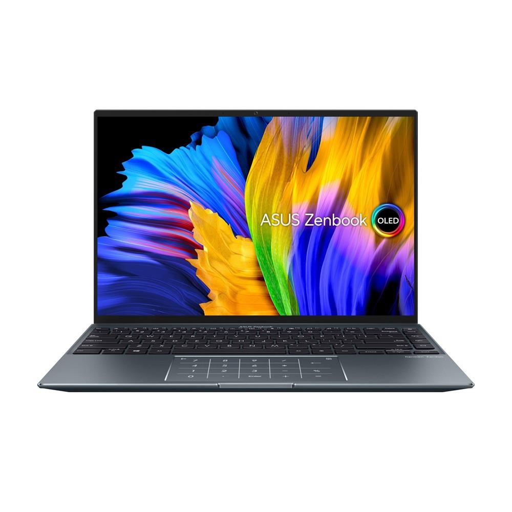 Asus ZenBook laptop 14  2K+ i7-1165G7 16GB 512GB IrisXe W11 szürke Asus ZenBook fotó, illusztráció : UX5401EA-L7099W