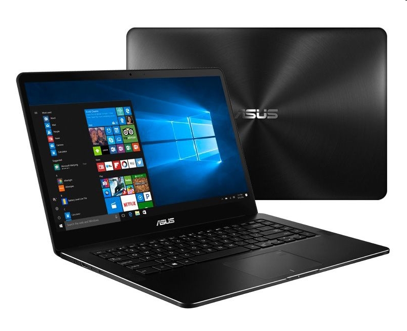 Asus laptop 15,6  FHD i7-7700HQ 8GB 512GB SSD GTX-1050Ti-4GB Win10  háttérvilág fotó, illusztráció : UX550VE-BN098T