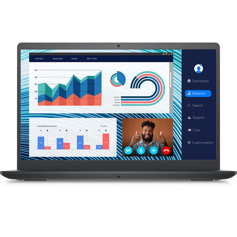 Dell Vostro laptop 14  FHD i5-1135G7 8GB 512GB UHD W11Pro fekete Dell Vostro 34 fotó, illusztráció : V3420-1