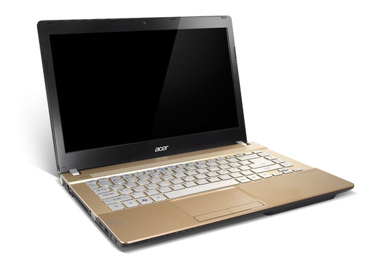 Acer V3471G arany notebook 14  i7 3610QM nVGT640M 4GB 500GB W7HP PNR 2 év fotó, illusztráció : V3471G-i7GW