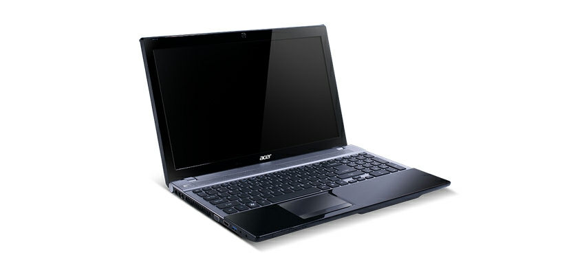 Acer V3-571G fekete notebook 15.6  laptop HD i7 3610QM nVGT640 4GB 1TB W7HP PNR fotó, illusztráció : V3571G-i7KW