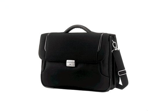 X Blade Business Laptop Briefcase 2 Gussets 16  fekete fotó, illusztráció : V71-009-002