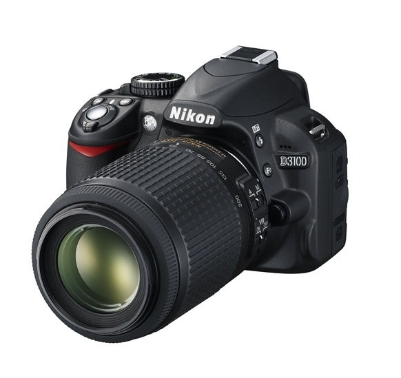 Nikon D3100 + 18-55VR + 55-200VR kit digitális tükörreflexes fényképezőgép fotó, illusztráció : VBA280K003