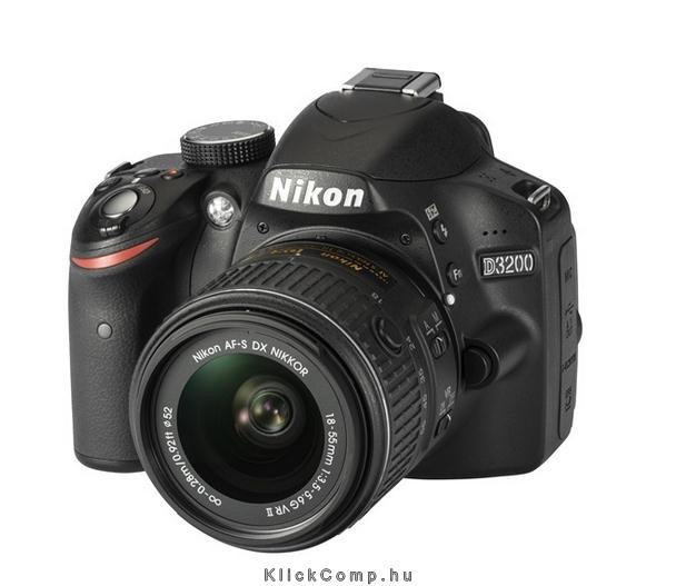 Nikon D3200 + 18-55VR II digitális tükörreflexes fényképezőgép fotó, illusztráció : VBA330K009