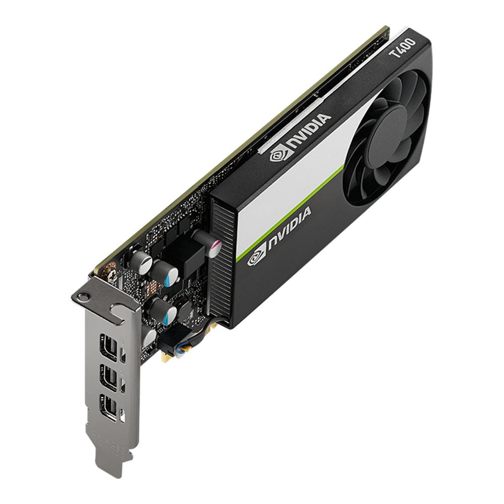 VGA T400 NVIDIA Quadro T400 GDDR6 2GB/64bit 384 CUDA PCI Express 3.0 x16, 3xmDP fotó, illusztráció : VCNT400-PB