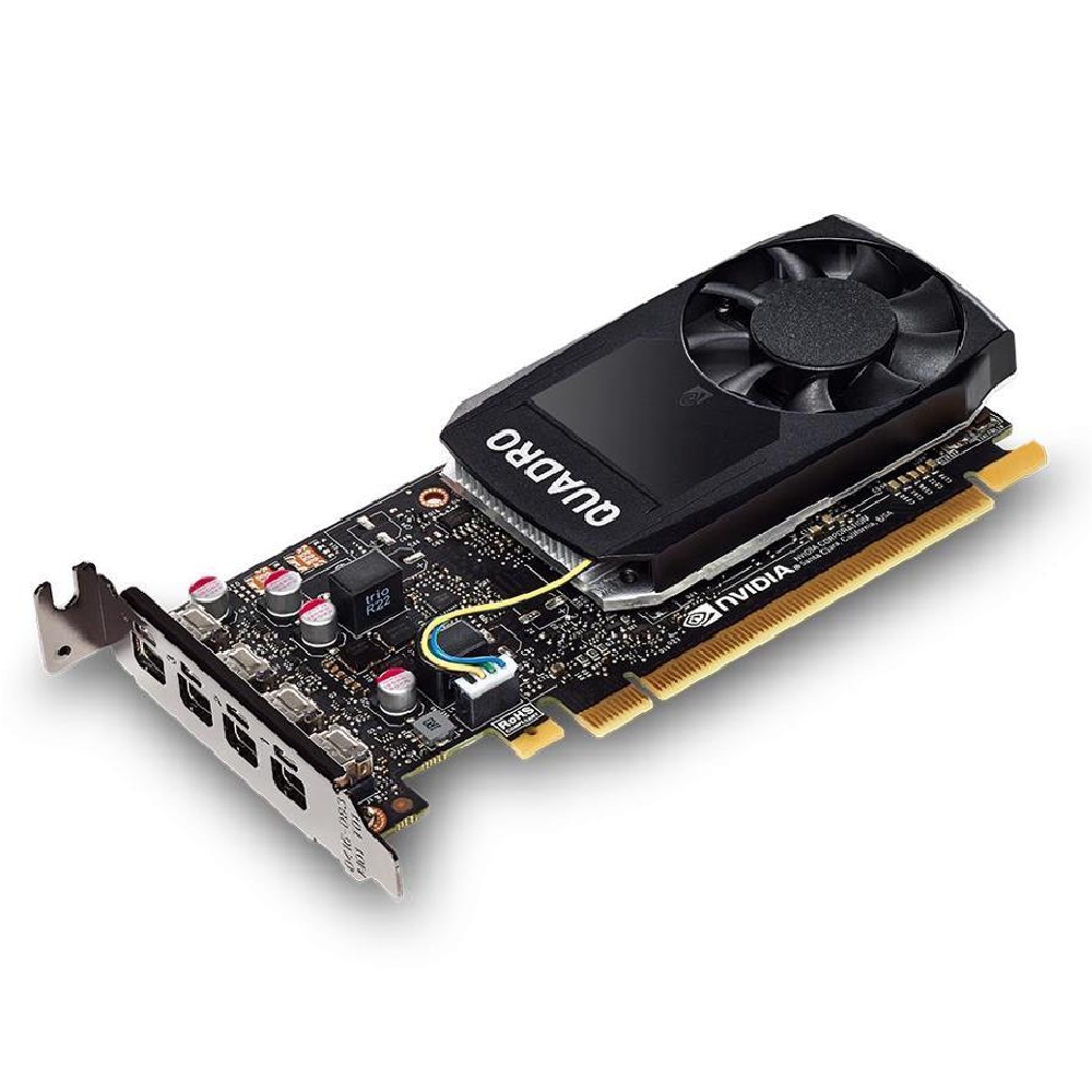 VGA P1000 4GB GDDR5 128bit PCIe PNY nVIDIA Quadro P1000 videokártya fotó, illusztráció : VCQP1000V2-PB