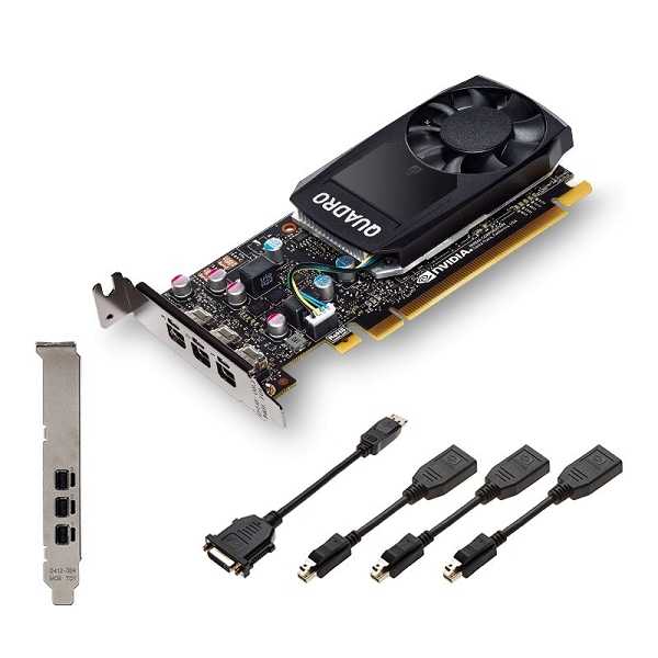 VGA P400 NVIDIA Quadro P400 GDDR5/64bit 2GB 256 CUDA PCI-Express 3.0 x16 3x Min fotó, illusztráció : VCQP400V2-PB